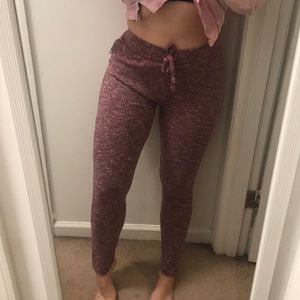Gymshark slounge leggings dark pink